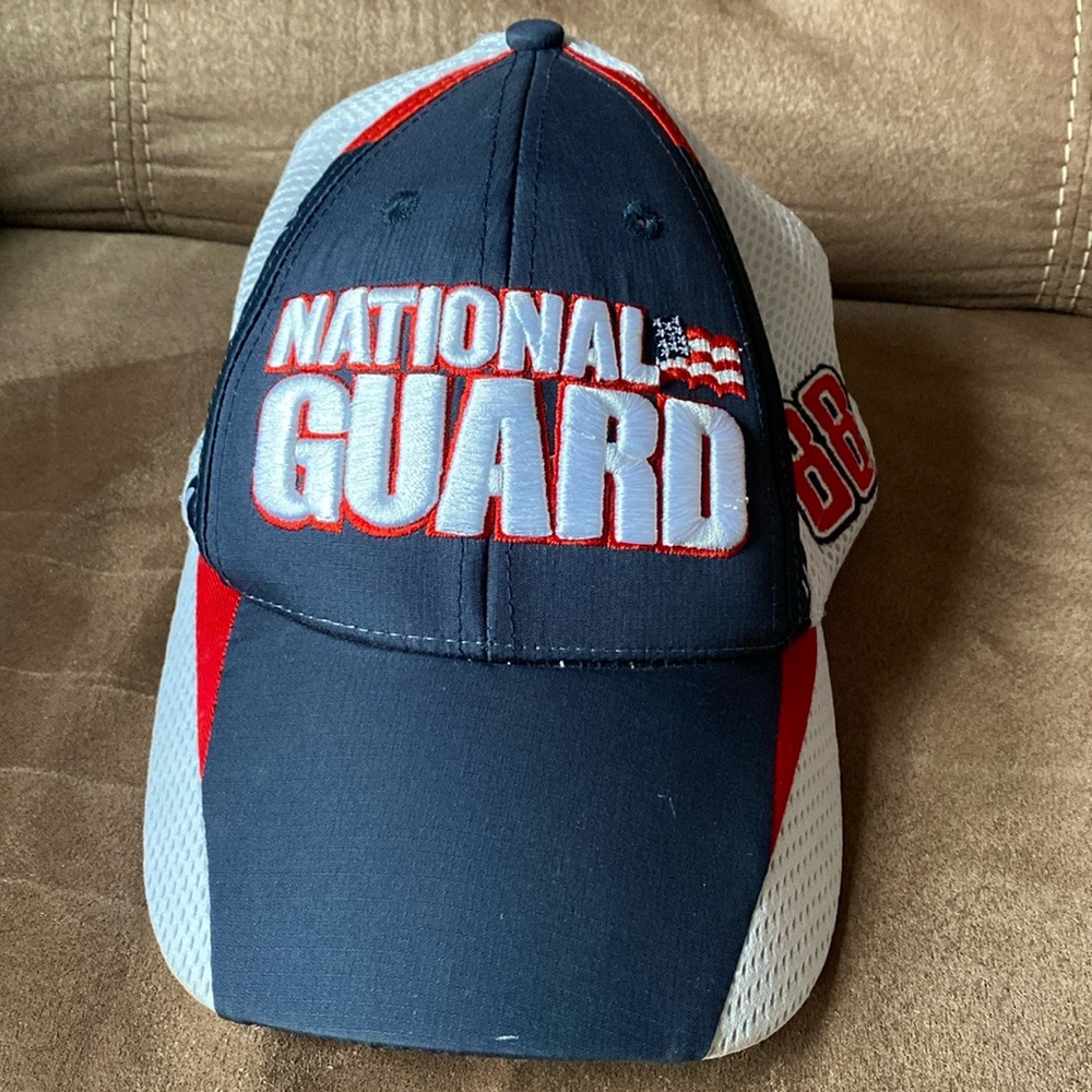 Hendrick Motorsports Dale Earnhardt Jr Hat Baseball Cap National Guard NASCAR 88